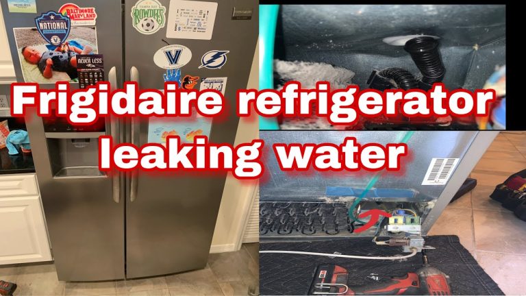 Frigidaire Gallery Freezer Leaking Water: Troubleshooting Tips to Stop the Drip!