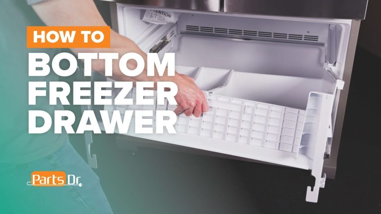 How to Remove Whirlpool Bottom Freezer Drawer