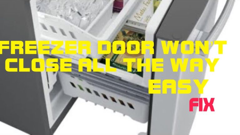 Whirlpool Freezer Door Not Closing: Troubleshooting Tips to Fix the Issue