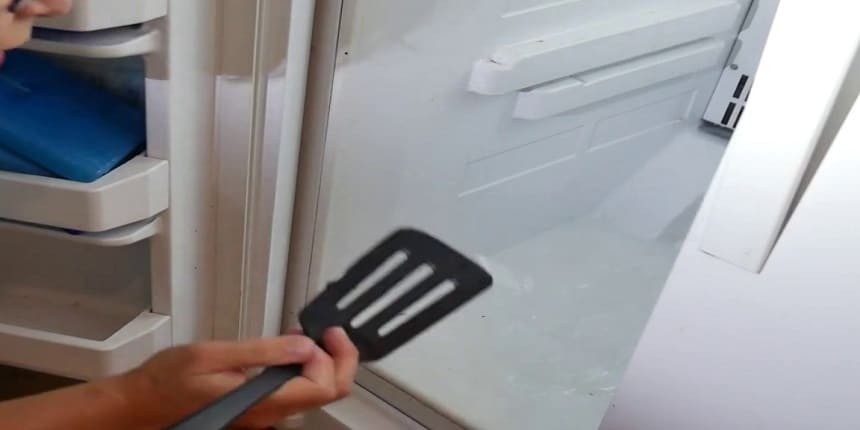 ice buildup on freezer floor