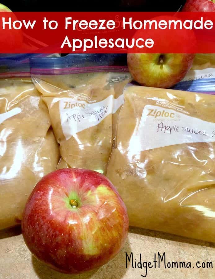 Can You Freeze Homemade Applesauce in Freezer Bags