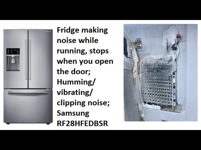 Freezer Makes Noise When Door is Closed