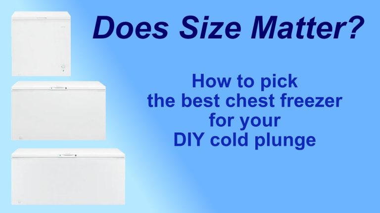 What Size Chest Freezer for Cold Plunge